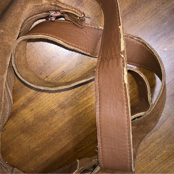 Minnetonka Fringe Vintage Handbag Brown Suede Leather - Picture 7 of 7